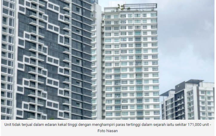 Masalah rumah tidak terjual masih berterusan