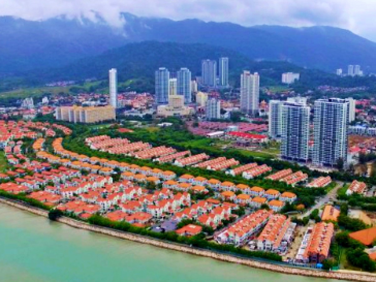 Drop in overhang of residental Penang properties