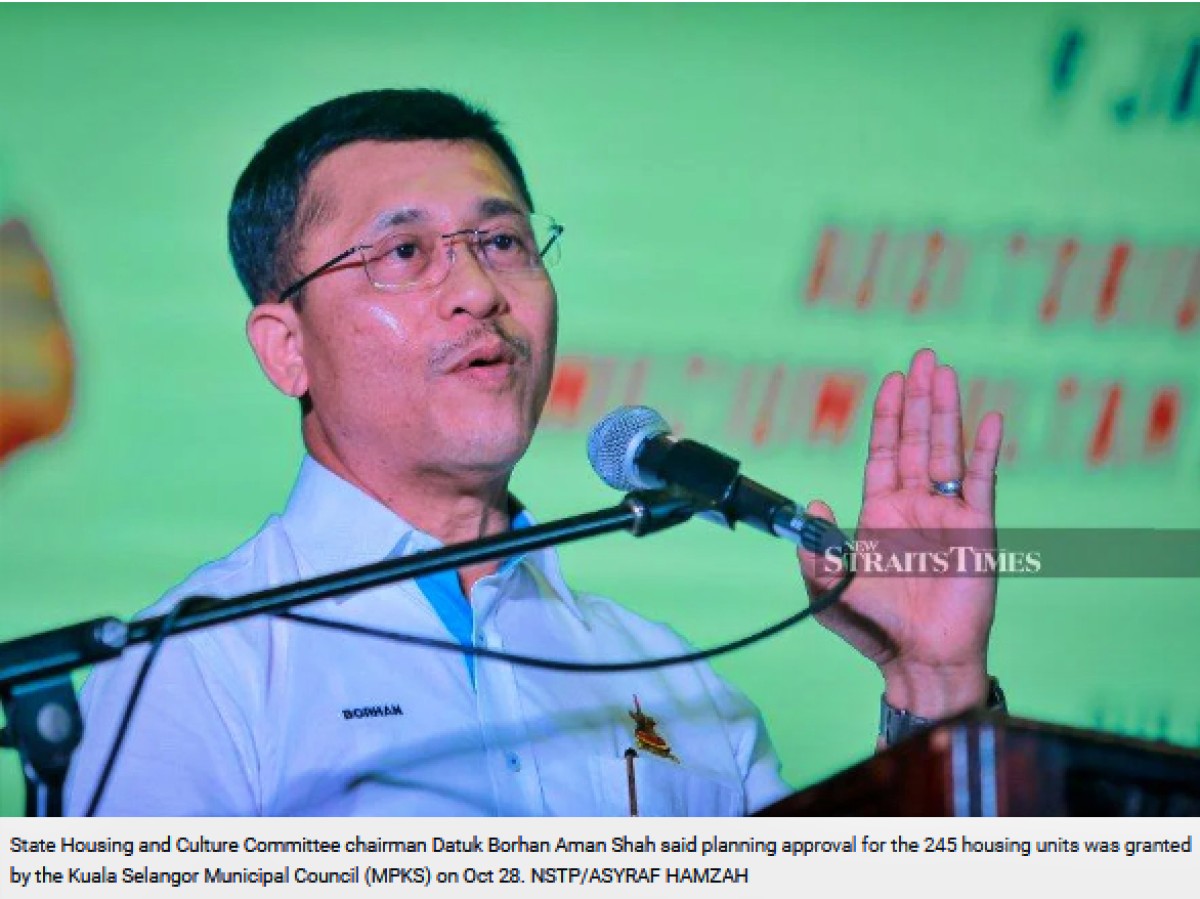 Harmoni Madani PRR in Bestari Jaya to start early next year