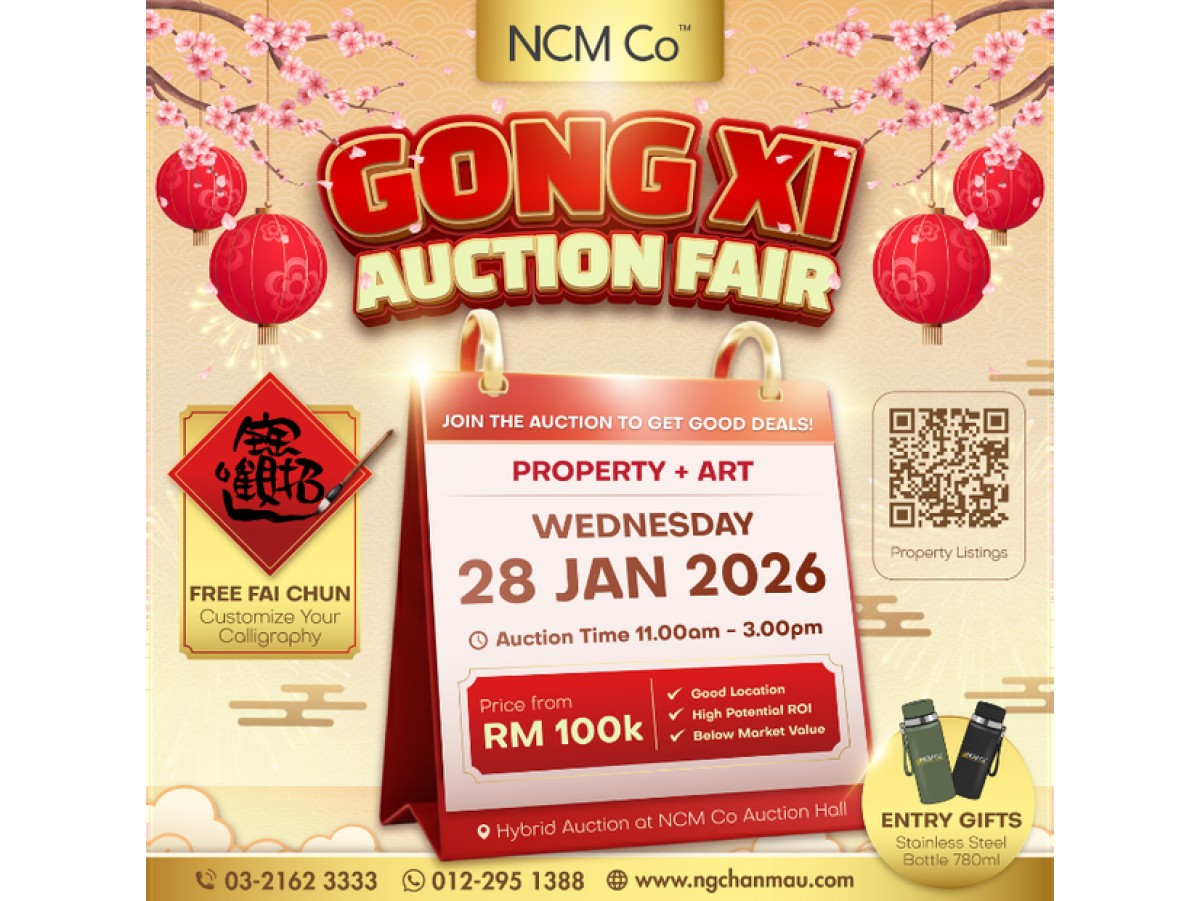 Gong Xi Auction Fair: Start the Lunar New Year with Smart Property Investments